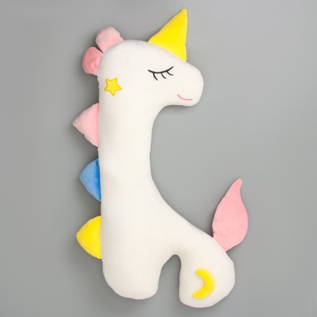 Skill of a soft toy "Unicorn", 105 cm, white color-4