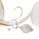 Aryan chandelier 2x60W E27 white 14.5x37x23cm