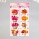 Stick Paper, Plastic "Basles with Flowers" MIX 43x12 cm