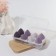 Makeup sponge, set - 8 pcs, increase when getting wet, purple color