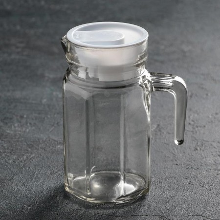 Glass jug "ice", 500 ml, color mix