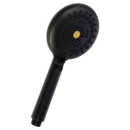 Shower watering can Zein Z3532, D = 115 mm, 3 modes + self -cleaning, black-2