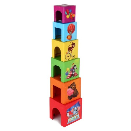 Board game "Smart cubes. We study the numbers ", 1+-8