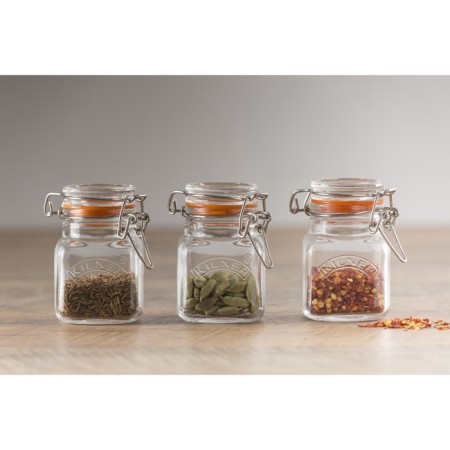 Bank for spices Kilner Clip Top, glass, 70 ml-4