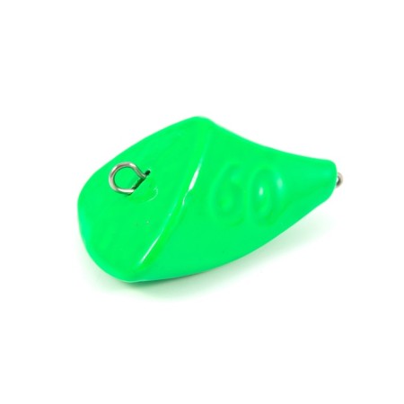 Cargo of a bullet exentric painted pissy Yaman 5 pcs., 60 g, green-1