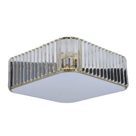 Crystal chandelier Gerhort G21107/5GD+WT+CL, 5x40W, E27, 17x45x45 cm, white color