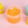 Slime "Glass" with iridescent neon spikes, orange 100 g