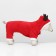 New Year's costume "Deer", L (DS 30, OG 42 cm), Red