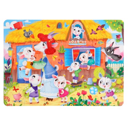 Maxi-Puzzles 2 in 1 "World of Tales No. 3", 24 and 24 elements-1