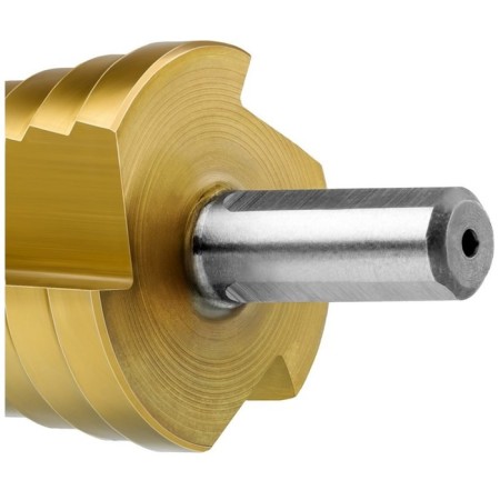 Castster drill 29673-4-35, stepped, 2-modular, p6M5, coating NIT, D = 4-12/16-35-2