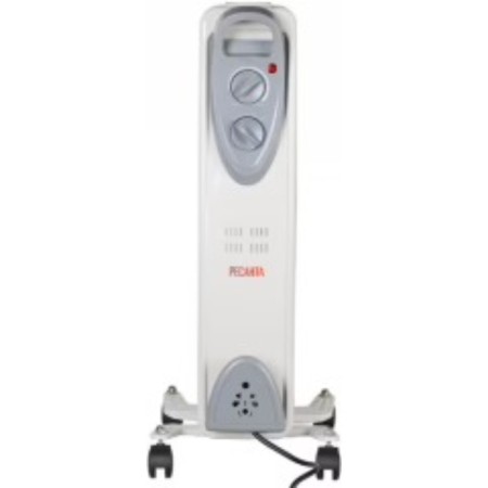 Resanta heater OM-5N, Oil, 1000 watts, 5 sections, 10 m², white-1