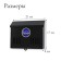Mail box without a lock (with a loop), horizontal "mini", black