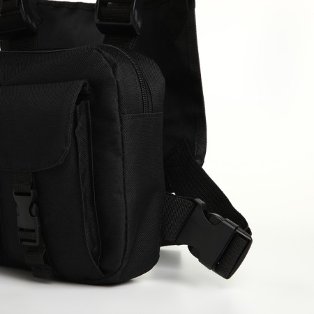 Babberry bag with lightning, 2 external pockets, black color-6