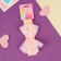 Hair bandage "chosen" neon lush bow, 16x3 cm, pink