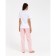 Women's pants KAFTAN "Beautiful", col. White/pink, p. 48-50