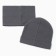 Children's cap KAFTAN with snood, rr 50-54, graphite