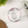 Glass salad Tirana Pink, 400 ml, D = 13 cm