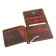 Z-907-152 Purse with a clamp Z-907, brown dark. Pulap - 152