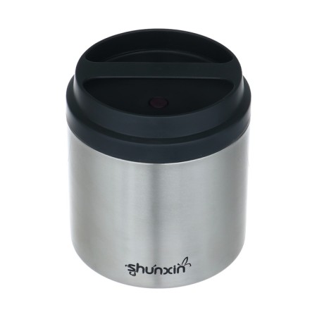 Thermos for meals, 600 ml, retains heat 6 hours, 13 x 13.5 cm, black