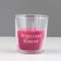 Candle in a glass aromatic "frosty cherries", 6.5x8 cm, burgundy