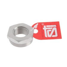 Футорка STI, 1" х 1/2", никелированная латунь