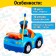 Radio -controlled “Police” machine, works from batteries, mix