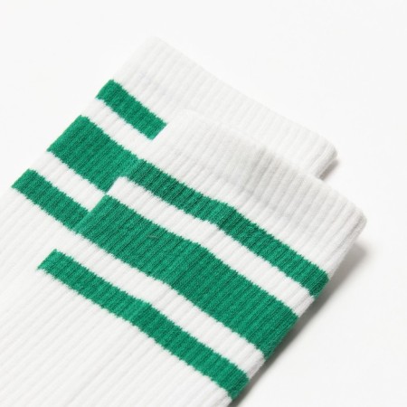 Minaku socks white/green color, rr 36-41 (23-27 cm)-1