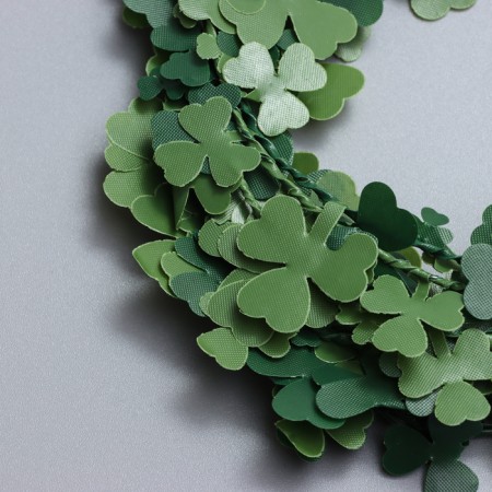Liana is artificial for decor "Clover leaves", 3 meters, 13 × 13 × 2 cm-3