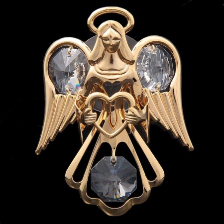 Souvenir "Angel", on a suction cup, with crystals