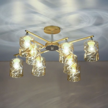 Cutilux Cutilux chandelier CL137182 70x70x29 cm, 8x60W, e27, yellow color-6