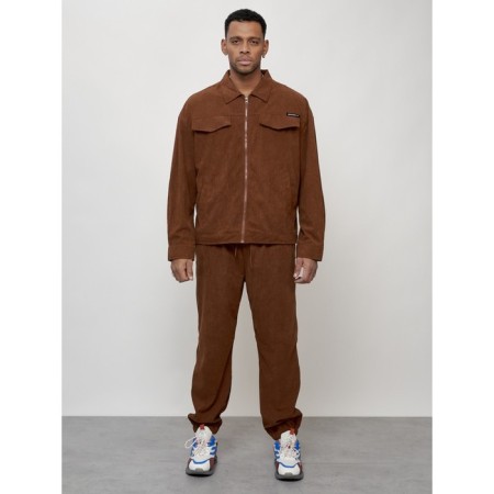 Male tracksuit, size 50, brown color