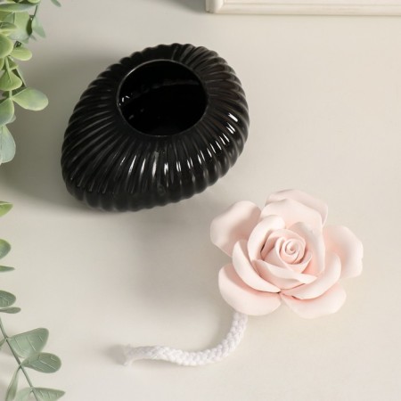 Aromadiffusor ceramics "rose" oval wrong mix 6.5x11x8 cm-5