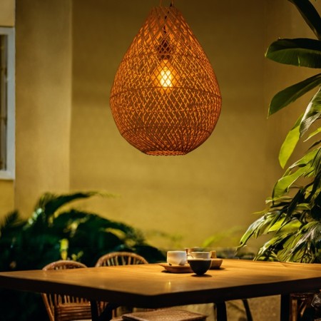 Ceiling Lamp from Rotan "ADE", 1 × 120 W, E27, 36 × 36 × 46 cm