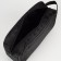 Lightning cosmetic bag, external pocket, black color