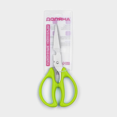 Scissors kitchen shares "Basis", with an opener for a bottle, 21 cm, color mix-4