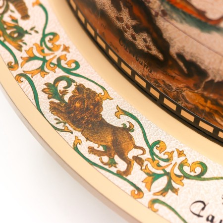 Globus bar is decorative, sand color 43x33x33 cm-10