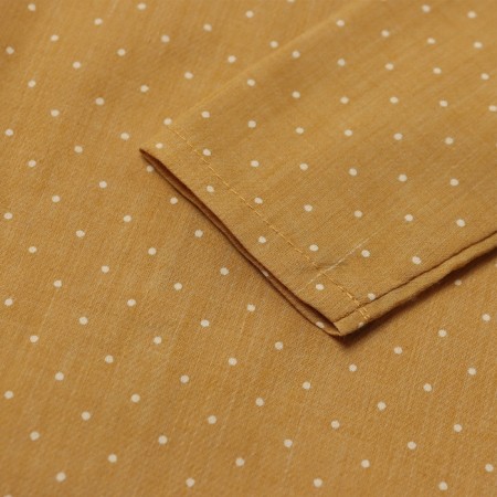 Платье детское MINAKU: Cotton collection цвет горчица, рост 140-9