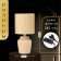 Board lamp "Katrina" E14 40w beige 13x13x27 cm