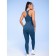 T-shirt-top sports female, size m-l, color sea wave