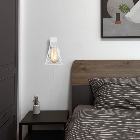Wall lamp EUROSVET TRAPPOLA 70107/1, E27, 1x60W, 120x190x190 mm, white color-2