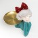 Souvenir Polystone stand "Girl with a bow on her head" 33x14x23 cm
