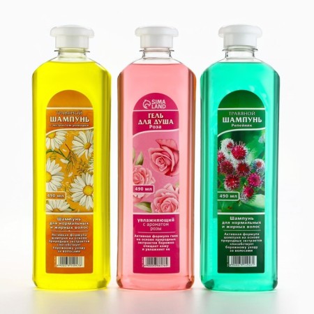 Shower gel, moisturizing, 490 ml, rose aroma, beauty pantry-9