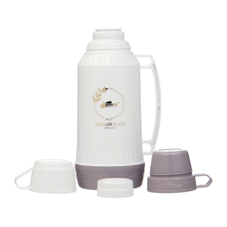 Thermos 1.8 l, with a glass flask, retains heat 12 hours, with a mug, brown-2