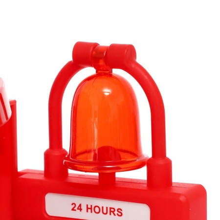 Parking "Firefight", with a rise, the machine drops off the button, the bell calls, mix-10