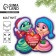 New Year's Wooden Magnet "New Year: Love and Tenderness", 8 x 7.1 cm