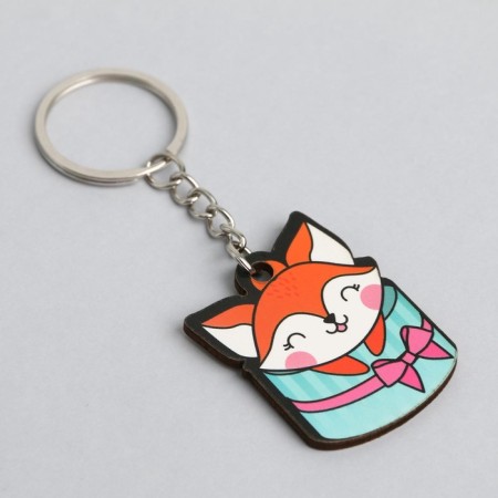 Gift set "Fox" icon + keychain, 6.8 x 10.5 cm.-6