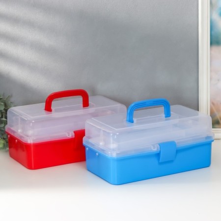 Casket Plastic for trifles "Box" MIX drawn up tiers 14.3x33x19.5 cm