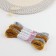 Hellets hats, 1 mm and 2 mm, 7 m, 4 pcs, gold/silver color