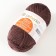 Yarn "Natural cotton" 100% cotton 425m/100g (251 brown)