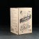 Glass jug “all the power in beer”, 3 l, with a pressure crane, with a handle holder, in a box